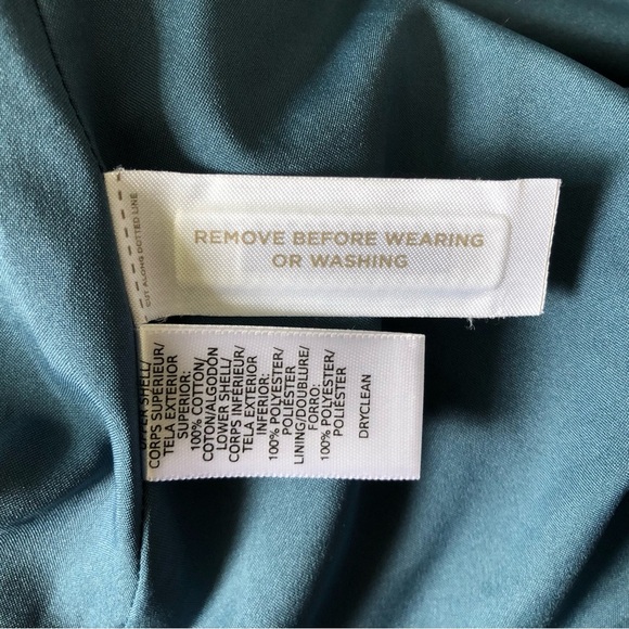 Loft Lace Detailed Pleated Dress in Blue Size 10 - Picture 8 of 10